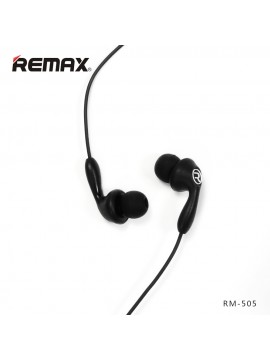 REMAX RM-505 Earbuds Earphone With Microphone Black
