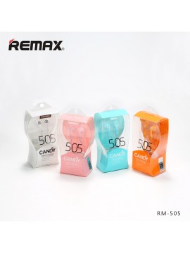 REMAX RM-505 Earbuds Earphone With Microphone White