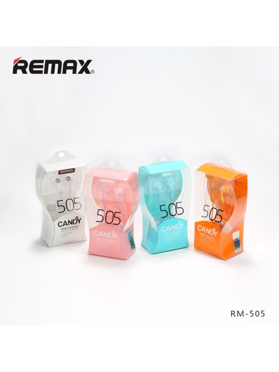 REMAX RM-505 Earbuds Earphone With Microphone White