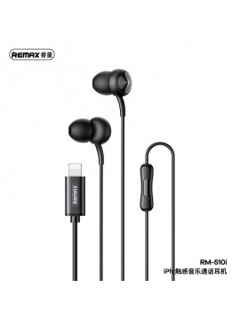 REMAX RM-510i New Siley Series Wired Earphone for Music & Call Black