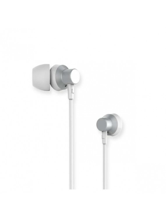 REMAX RM-512 Metal Wired Music Headset Silver