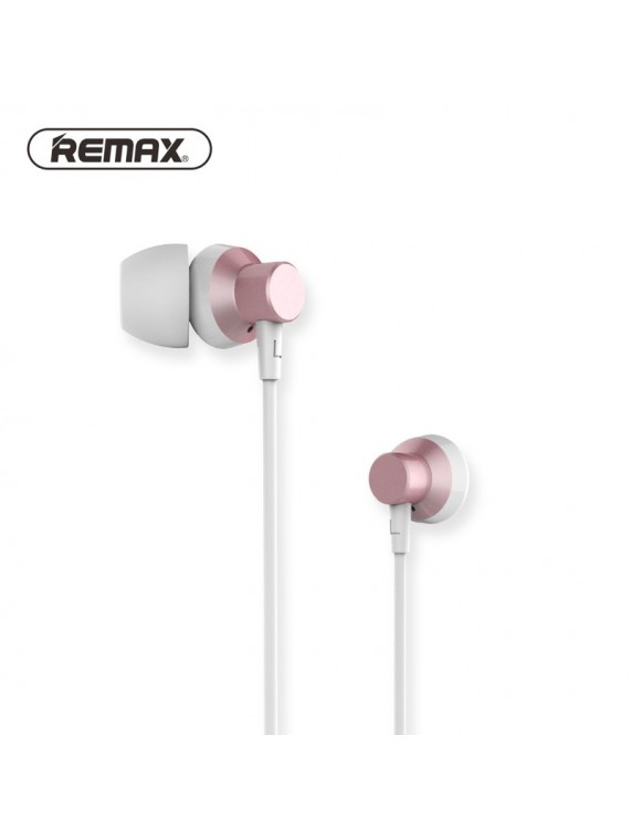 REMAX RM-512 Metal Wired Music Headset Pink