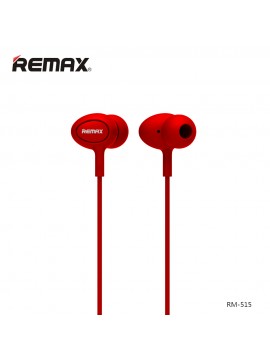 REMAX RM-515 In-Ear Earphone With Mic Red