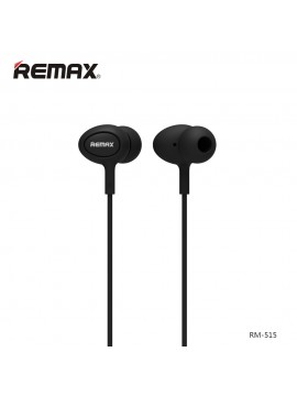 REMAX RM-515 In-Ear Earphone With Mic Black