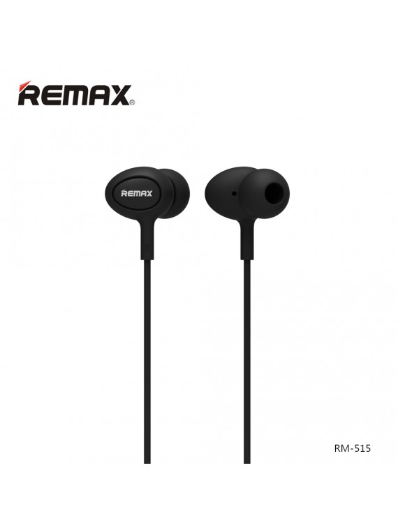 REMAX RM-515 In-Ear Earphone With Mic Black