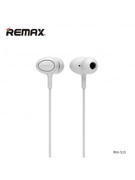 REMAX RM-515 In-Ear Earphone With Mic White