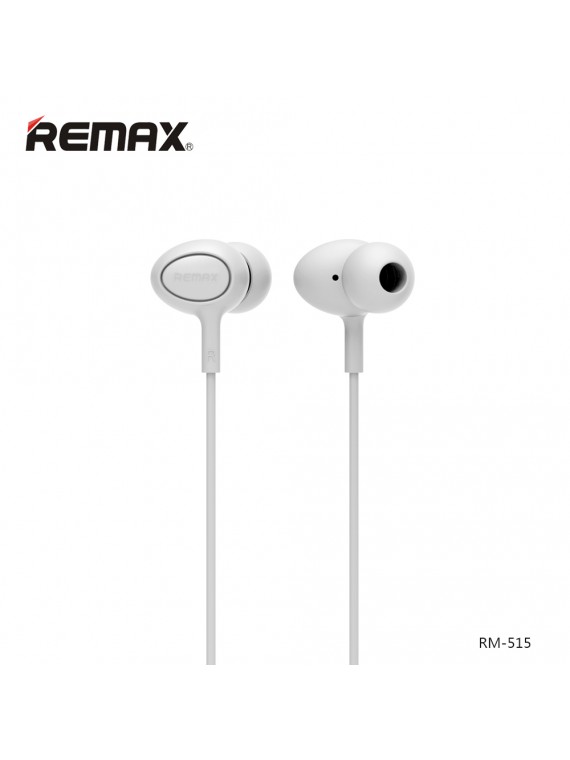 REMAX RM-515 In-Ear Earphone With Mic White