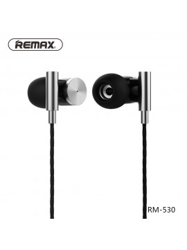 REMAX RM-530 metal HIFI Earphone Black