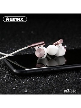 REMAX RM-530 metal HIFI Earphone Black