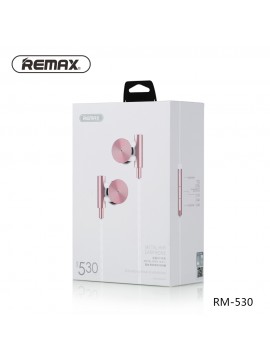 REMAX RM-530 metal HIFI Earphone Rose Gold/Pink