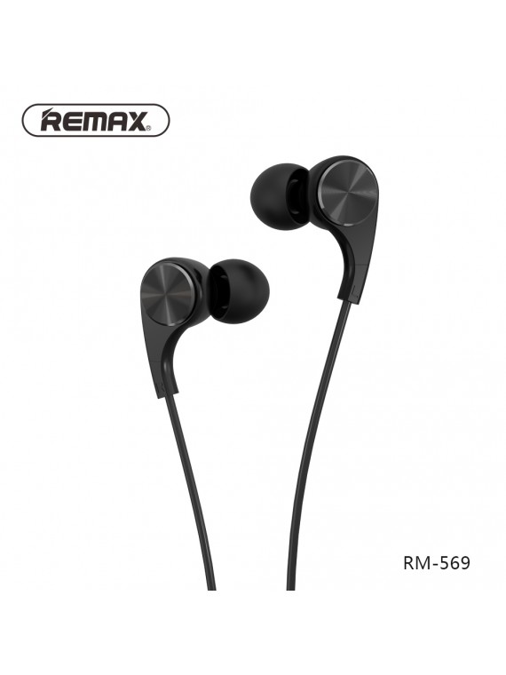 REMAX RM-569 Wired Earphone Black