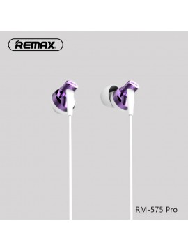 REMAX RM-575 Pro Stereo Metal Earphone Purple
