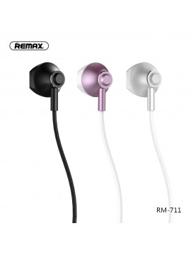 REMAX RM-711 WIRED EARPHONE BLACK