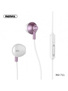 REMAX RM-711 WIRED EARPHONE ROSE GOLD 