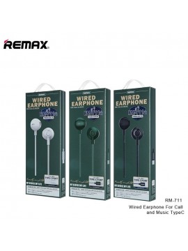 REMAX RM-711A WIRED EARPHONE SILVER