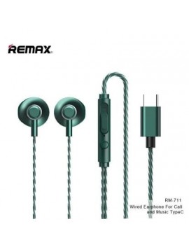 REMAX RM-711A WIRED EARPHONE GREEN