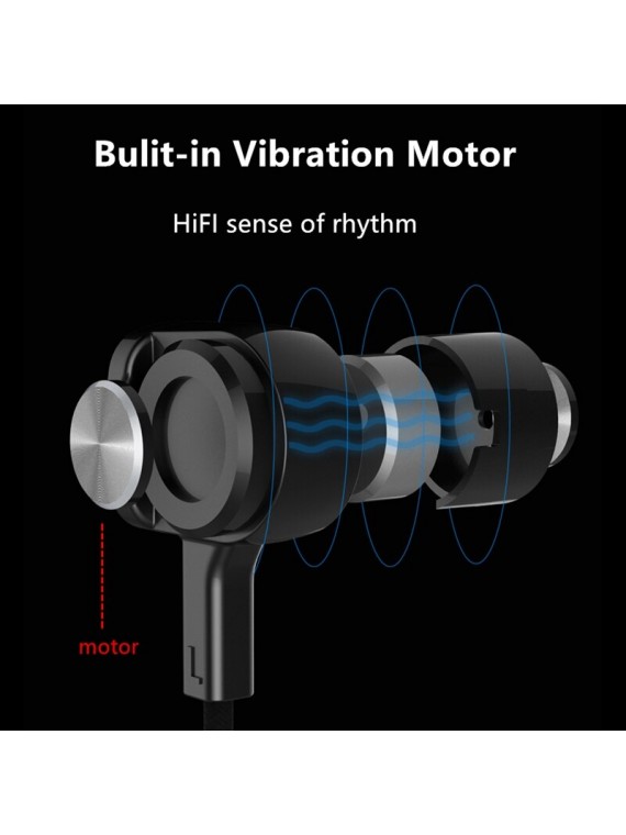 REMAX RM-900F Vibration Earphone black