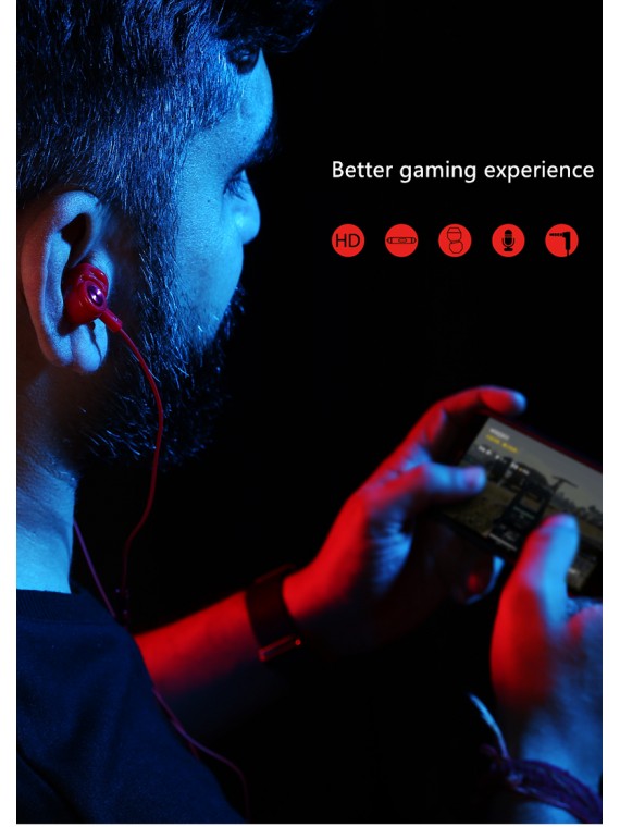 REMAX RM-900F Vibration Earphone black