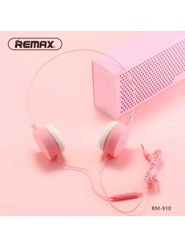 REMAX RM-910 Wired Music Earphone Pink