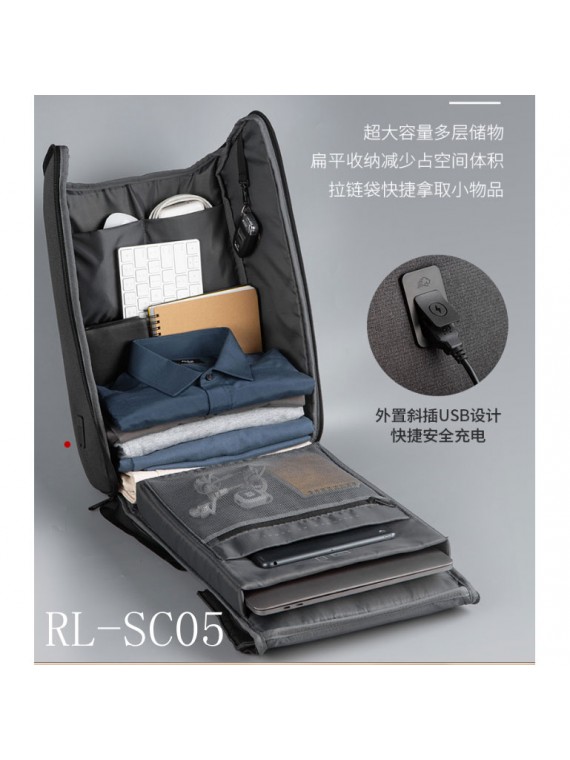 REMAX RL-SC05 Jery Series Business Backpack Dark Blue