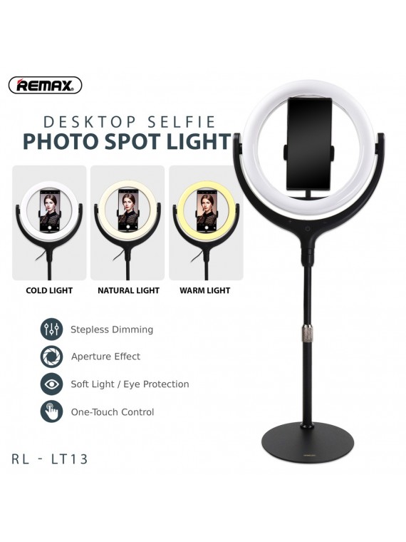 REMAXLIFE RL-LT13 Desktop Selfie Spot Light Black