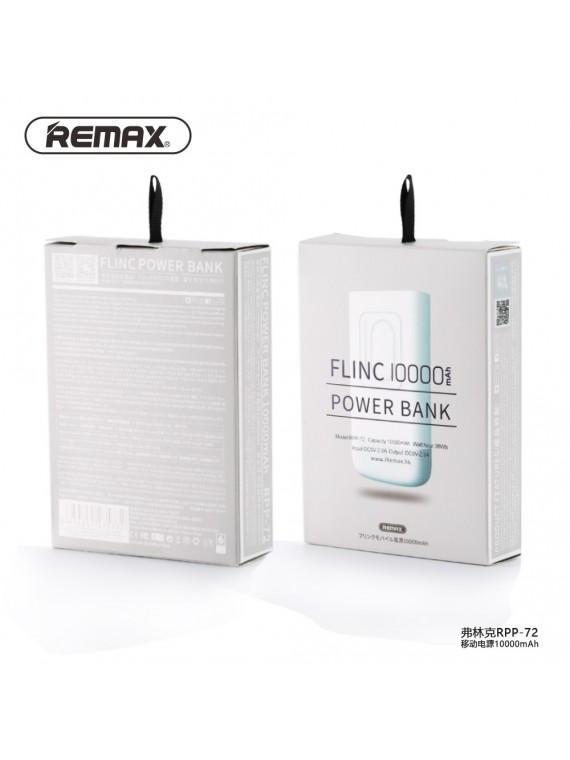 REMAX RPP-72 10000mAh Flinc Power Bank White