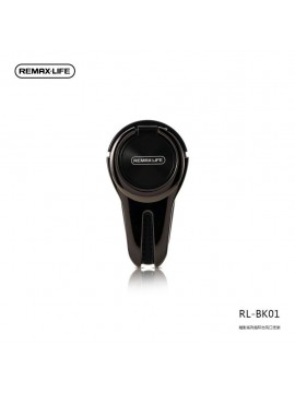 REMAXLIFE RL-BK01 SUIN Series Car Vent Phone Ring Stand Black