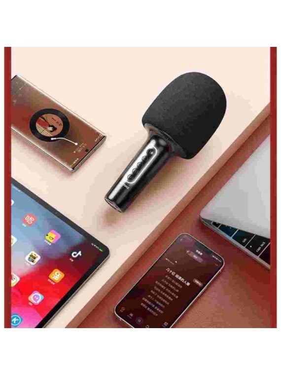 REMAX K07 NEW Mogoo Series Handheld Wireless Microphone Black