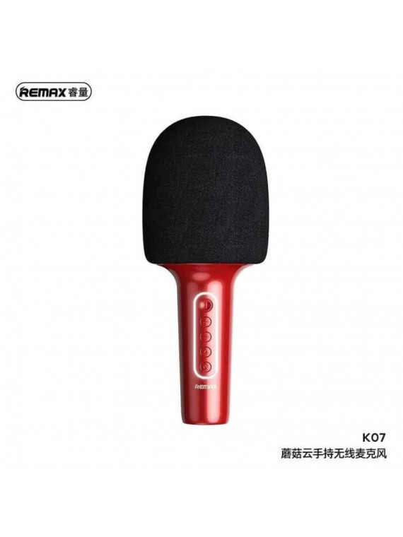 REMAX K07 NEW Mogoo Series Handheld Wireless Microphone Red