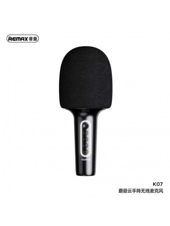 REMAX K07 NEW Mogoo Series Handheld Wireless Microphone Black
