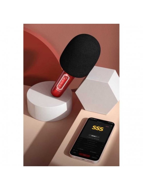 REMAX K07 NEW Mogoo Series Handheld Wireless Microphone Red