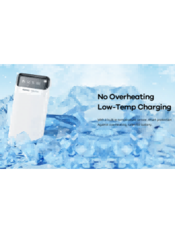 REMAX NEW RPP-93 Lesu Series 2A 10000mah Cabled Power Bank White