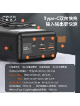 PRODA PD-P82 22.5w 50000mah Powerbank black