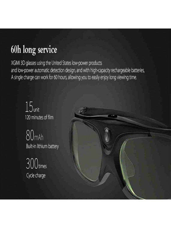 XGIMI PJ-0013 3D GLASSES (no clip) G105L black