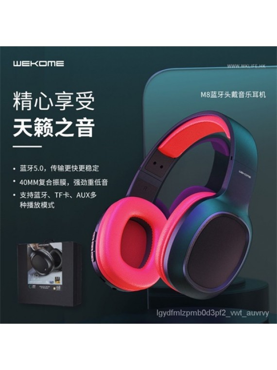 WK M8 Bluetooth Headset Red