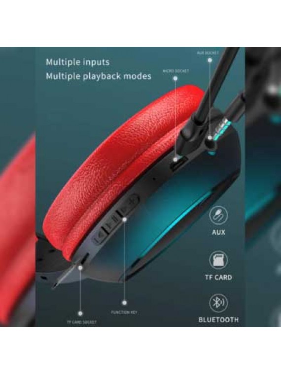 WK M8 Bluetooth Headset Red