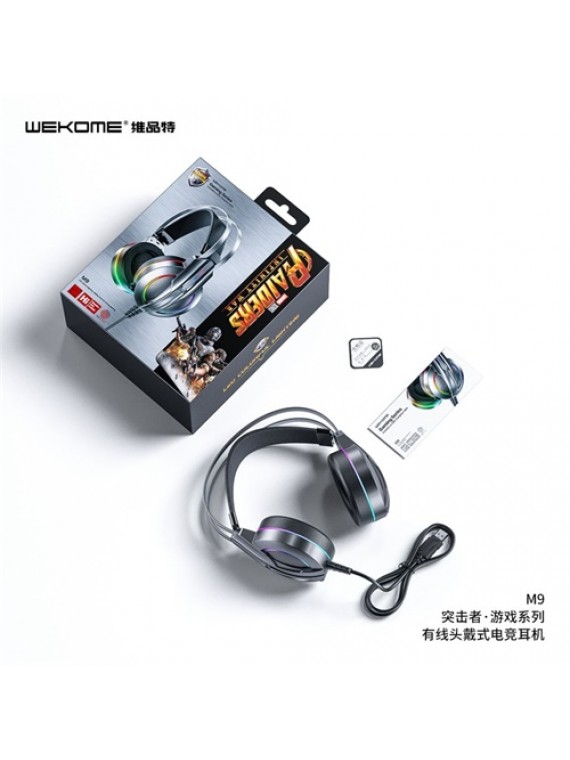 WK M9 Gaming Wired Headset Tarnish