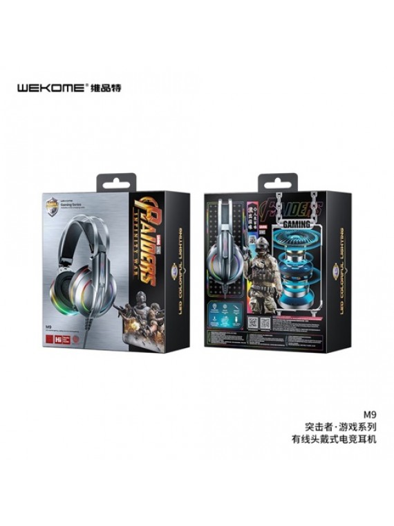 WK M9 Gaming Wired Headset Tarnish