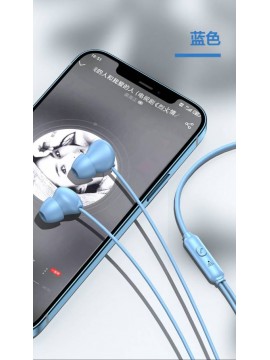 PRODA PD-E106 Aiyue in-ear sleeping wired earphone (Type-C port) blue