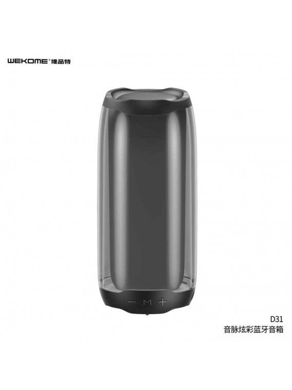WK D31 Bluetooth Speaker w/ Light Black