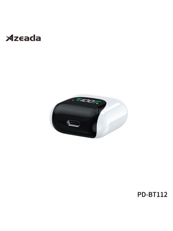 PRODA PD-BT112 Lingcon 4th mini TWS Earbuds with Digital Display white