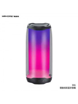WK D31 Bluetooth Speaker w/ Light Black